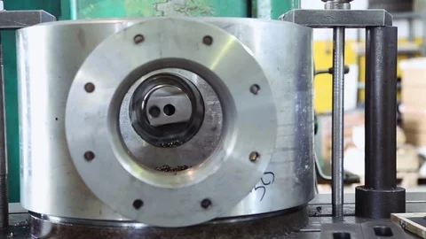 Industrial metal processing Stock Footage 82224287