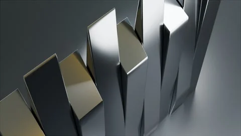 Industrial metallic blocks Stock Footage 346703608