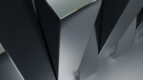 Industrial metallic blocks Stock Footage 346703640