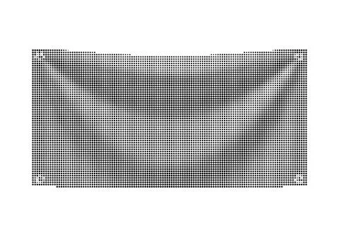 Industrial metallic perforated sheet panel featuring uniform dot grid pattern Illustrazione stock