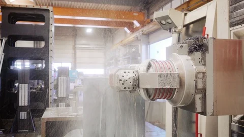 Industrial milling machine robot Stock Footage 117837311