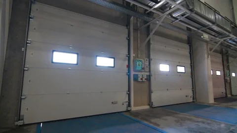 Industrial Modern Warehouse Loading Dock Indoor 스톡 동영상 83632761