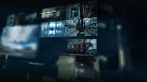 Industrial montage 1-1 Stock Footage