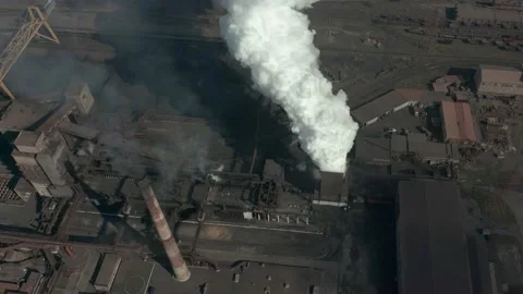 Industrial old factory is working Stock Footage 143722453