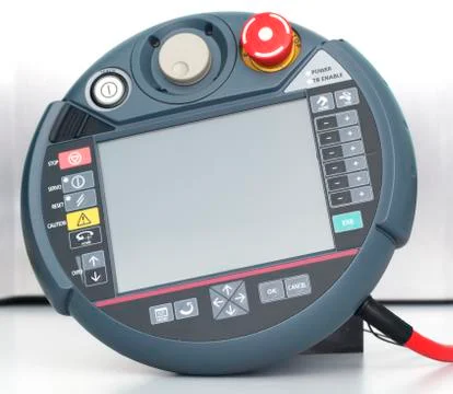 Industrial operator panel Stock Photos