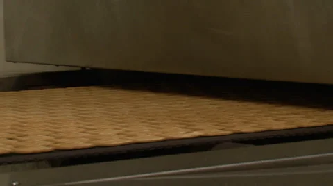 Industrial oven - cracker Stock Footage 36087225