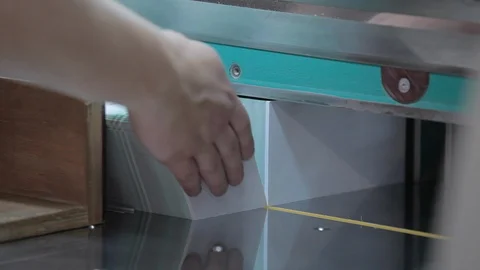 Industrial paper cutting machine Vidéo 109555716