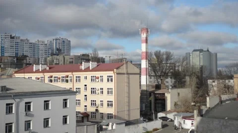 The Industrial Part of The City Stock Footage 48633583