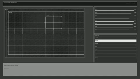 Industrial Peak-Load Dispatch Control HUD Vídeo Stock 342282352