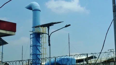 Industrial Pipe Stock Footage 313525221