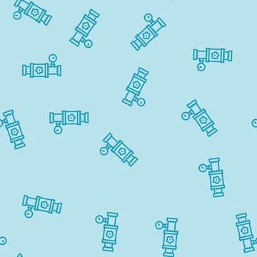 Industrial pipeline line seamless pattern Stock Illustration