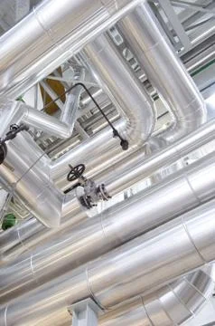 Industrial pipeline Stock Photos