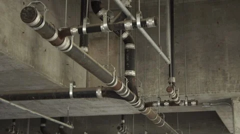 Industrial Pipes Stock Footage 42133948