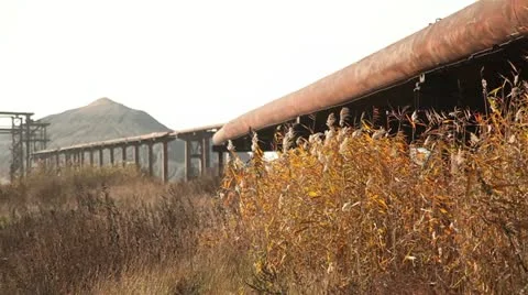 Industrial piping. Stock Footage 12510614