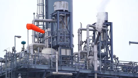 Industrial piping Stock Footage 133256700
