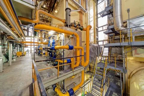 Industrial plan Foto stock