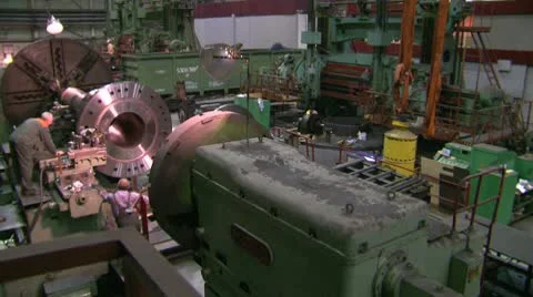 Industrial plant, the enterprise. Stock Footage