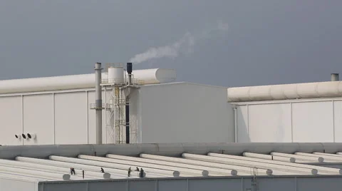 Industrial plant Stockbeeldmateriaal 46314735
