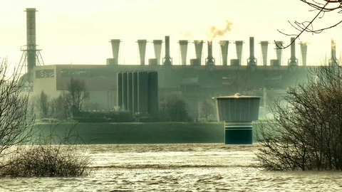 Industrial plants Stock Footage 90626511