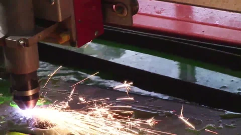 Industrial plasma machine Stock-Footage 50388014