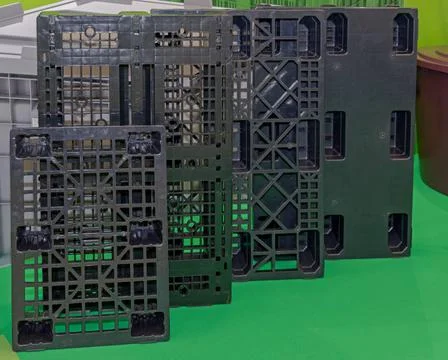 Industrial Plastic Pallets Stock Photos