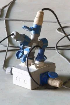 Industrial plug Stock Photos