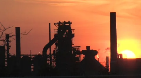 Industrial Pollution Stock Footage 720791