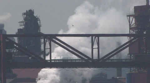 Industrial Pollution Vídeos de archivo 25396080