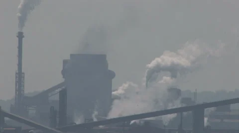 Industrial Pollution 動画素材 25633235