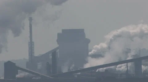 Industrial Pollution 動画素材 25634219
