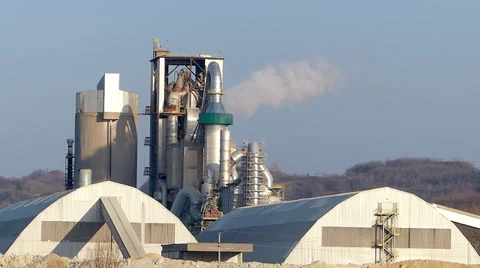 Industrial pollution. Video stock 35931217