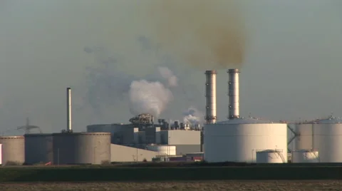 Industrial Pollution Video stock 45531235