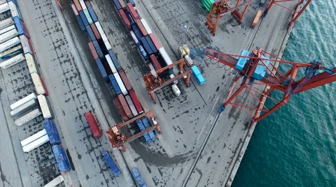 Industrial Port Stock Footage 59730724