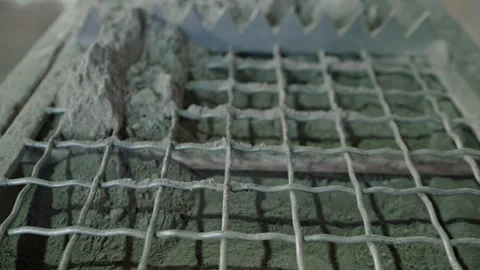 Industrial Powder Sifting Process. Raw material preparation in factory setting Stock Footage 342352355
