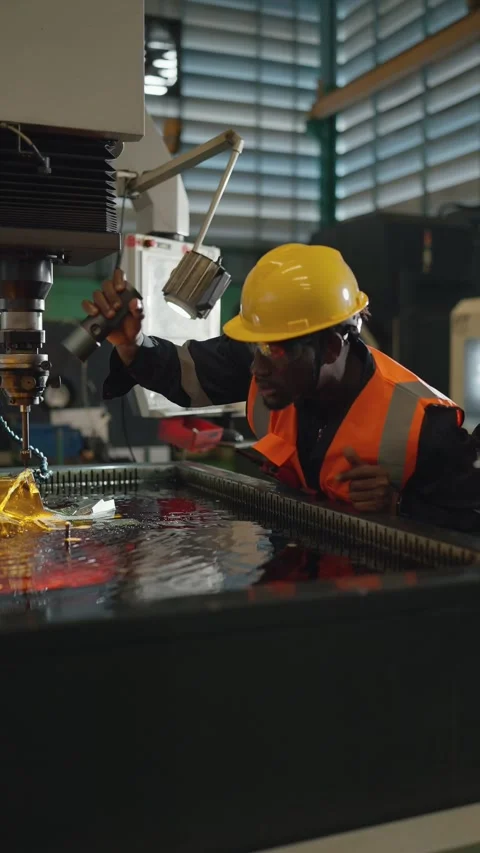 Industrial Precision Video stock 336315873