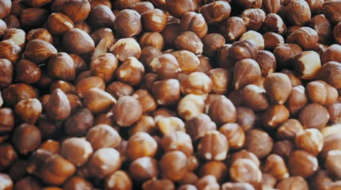 The industrial preparation of roasted hazelnuts Stock Footage 65937959