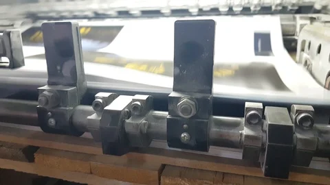 Industrial printshop Stock Footage 104129329