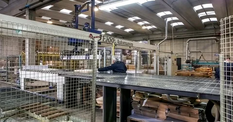 Industrial process in factory Stock Footage 74434652