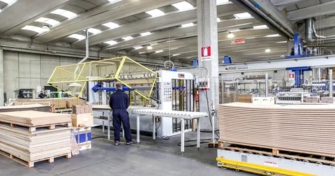 Industrial process in factory Stock Footage 74434924