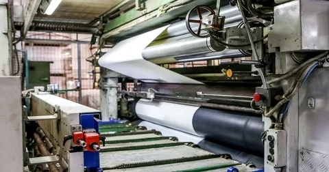 Industrial process in factory Stock Footage 74442549