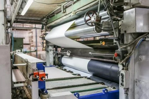 Industrial process in factory Stock Photos