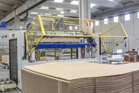 Industrial process in factory Stock Photos