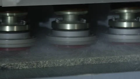 Industrial processing of granite stone Stock Footage 160506985