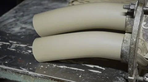 Industrial Production of Porcelain Tableware Stock Footage 62790357