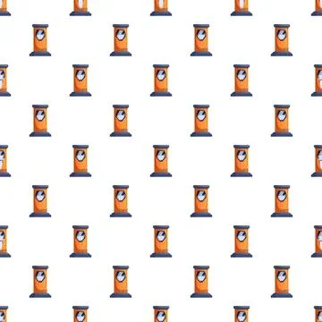 Industrial pump cartoon seamless pattern background design Stock Illustration