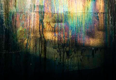 Industrial rainbows Stock Photos
