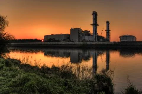Industrial Reflection Stock Photos