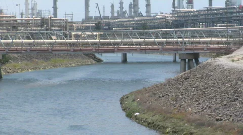 Industrial River Stock-Footage 729464