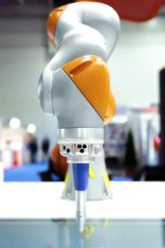 Industrial robot arm Stock Photos