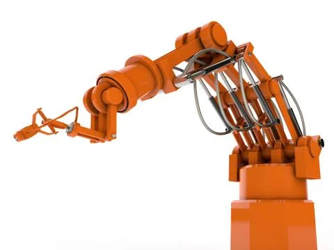 Industrial robot Stock Illustration